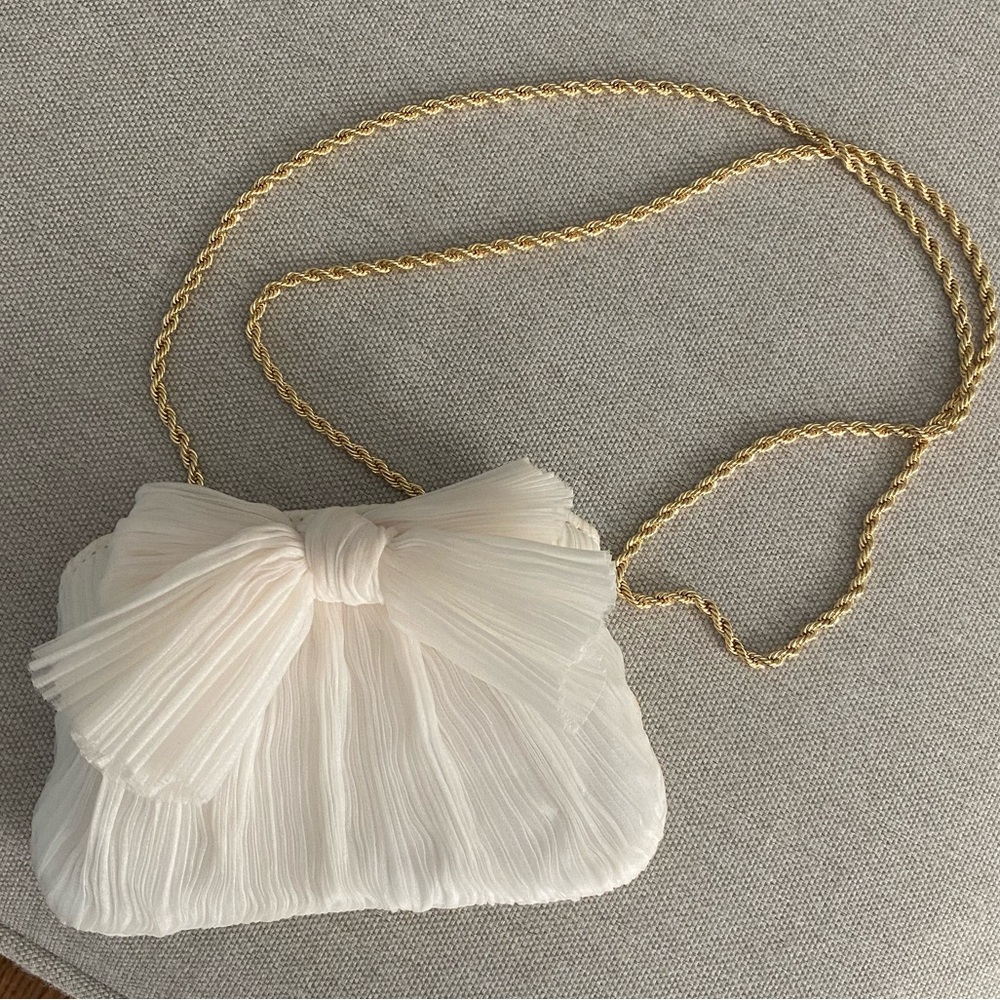 Loeffler Randall Rochelle Mini Pleated Frame Clutch